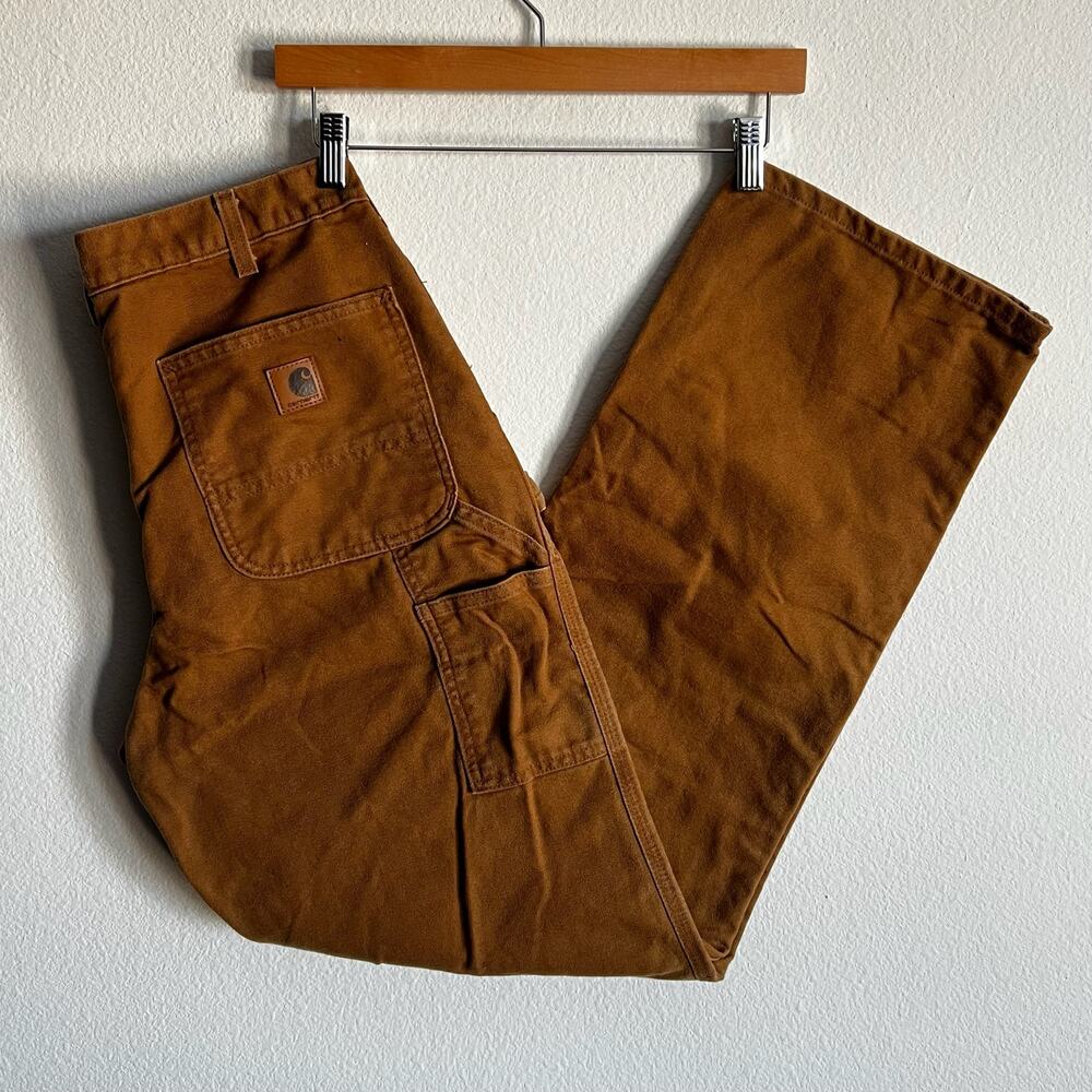 Carhartt B11 BRN brown work wear carpenter pants